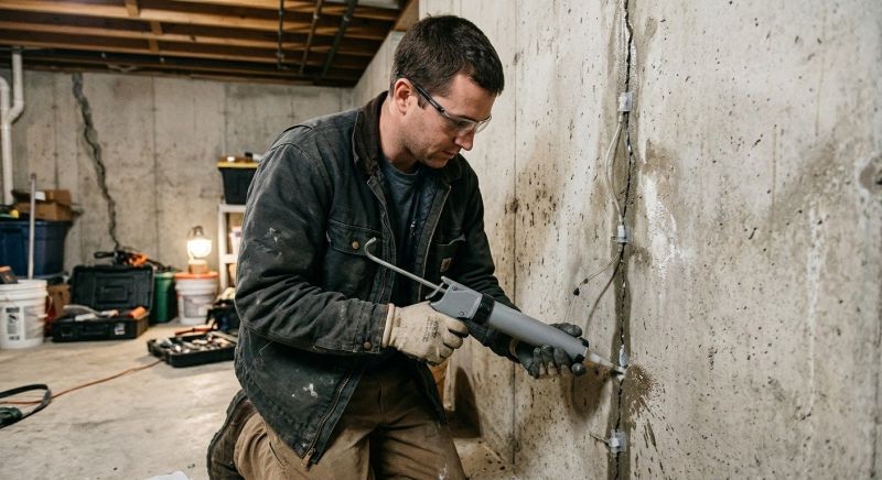 Basement Crack Repair in Beaufort, SC