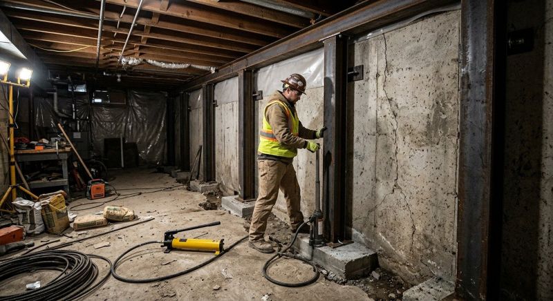 Basement Stabilization in Beaufort, SC