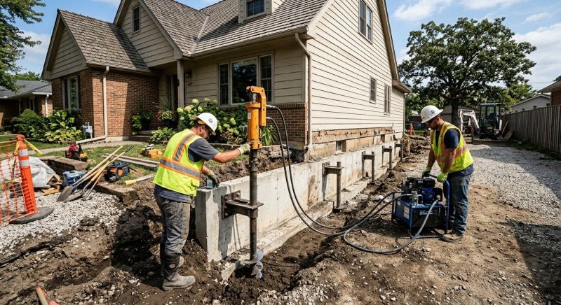 Basement Stabilization in Beaufort, SC