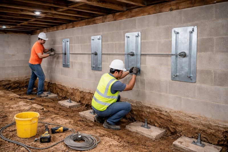 Basement Stabilization in Beaufort, SC