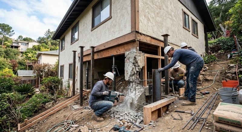 Concrete Foundation Repair in Edisto Island, SC