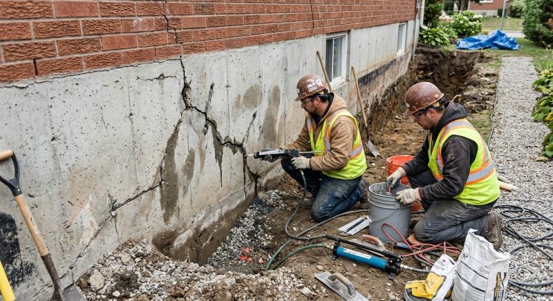 Cracked Foundation Repair in Bluffton, SC