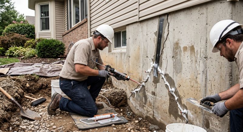 Cracked Foundation Repair in Edisto Island, SC