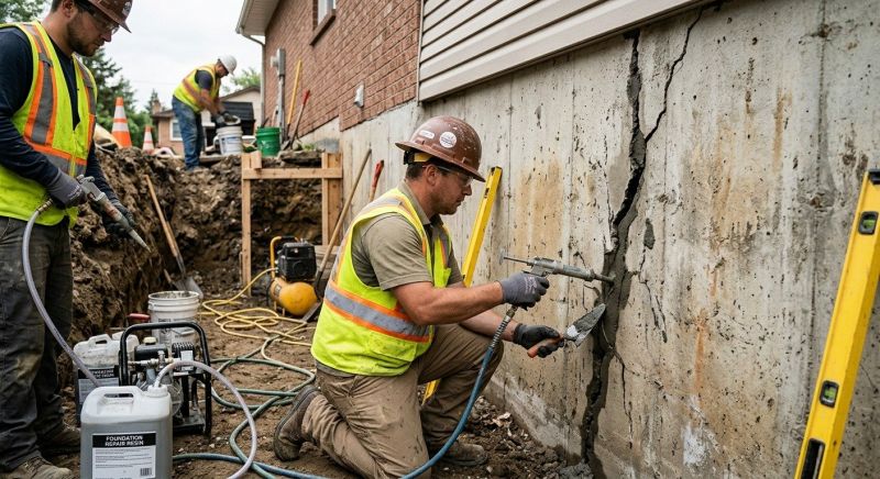 Cracked Foundation Repair in Edisto Island, SC