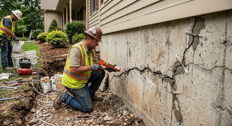 Cracked Foundation Repair in Beaufort, SC
