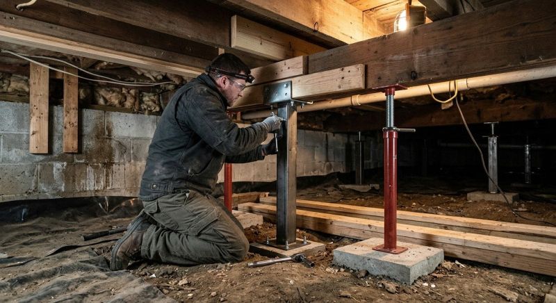 Crawlspace Structural Repair in Beaufort, SC