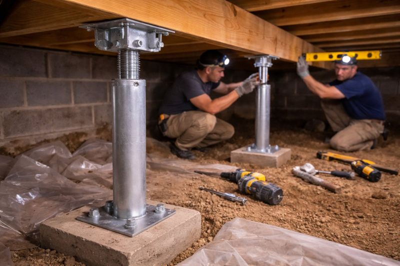 Crawlspace Structural Repair in Beaufort, SC