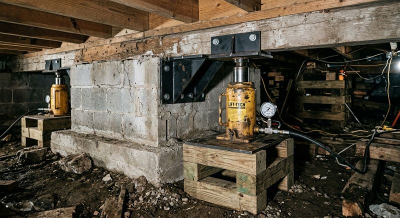 Foundation Jacking in Bluffton, SC