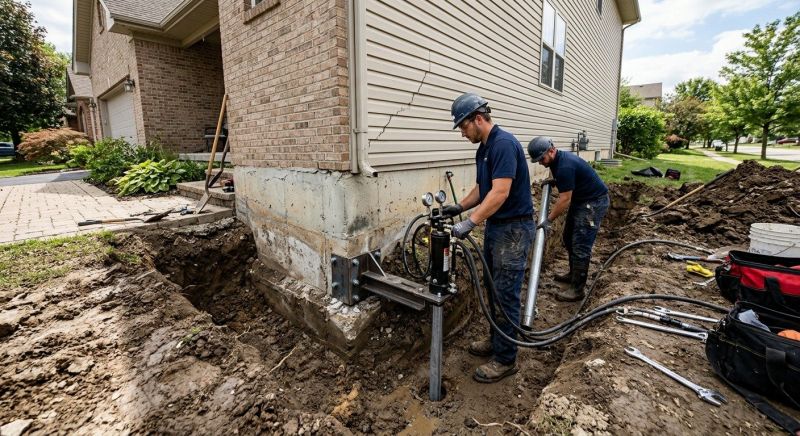 Foundation Settlement Repair in Beaufort, SC