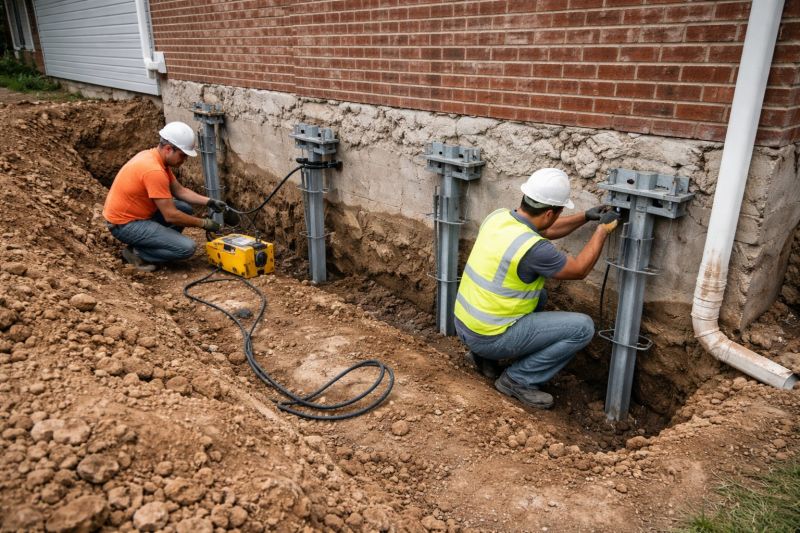 Helical Piers Installation in Beaufort, SC