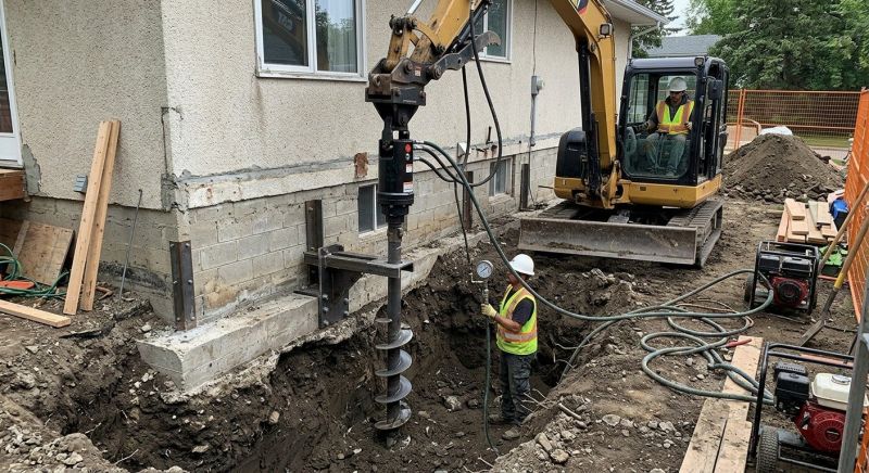 Helical Piers Installation in Beaufort, SC