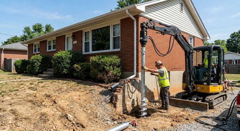 Helical Pile Installation in Beaufort, SC