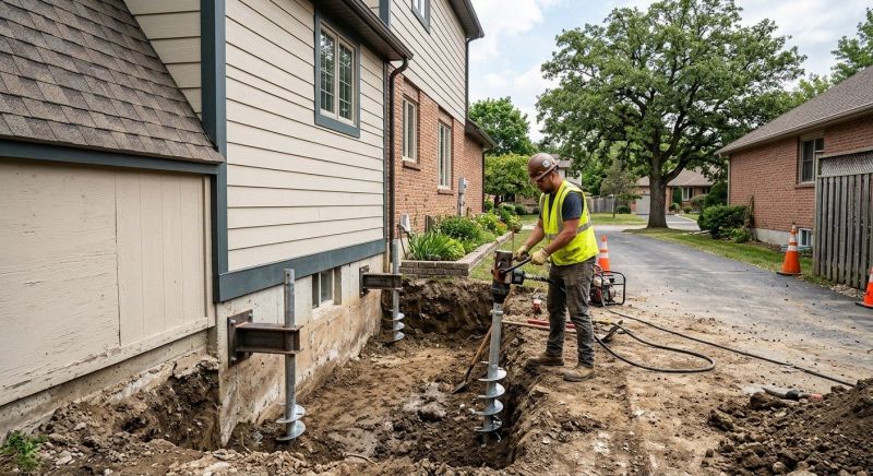 Helical Pile Installation in Beaufort, SC