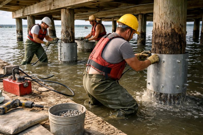 Piling Repair in Beaufort, SC