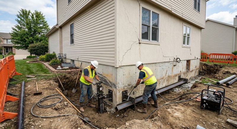 Sinking Foundation Repair in Hilton Head Island, SC