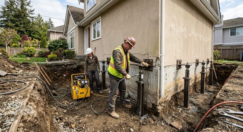 Sinking Foundation Repair in Beaufort, SC