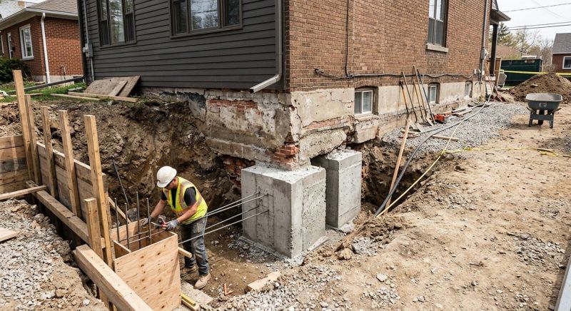 Structural Underpinning in Beaufort, SC