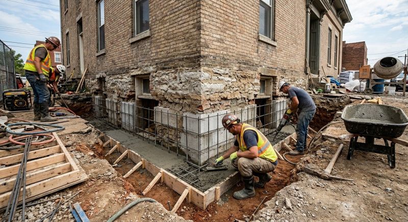 Underpinning Repair in Beaufort, SC