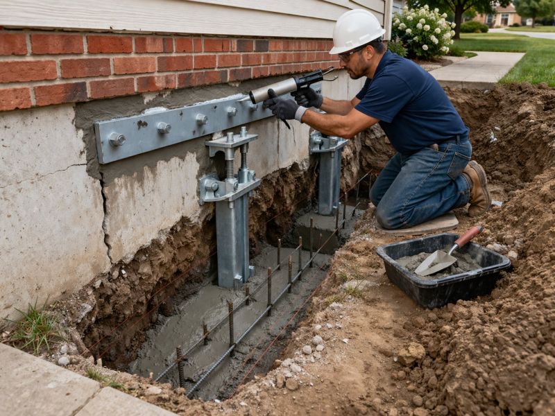 Exterior Foundation Repair