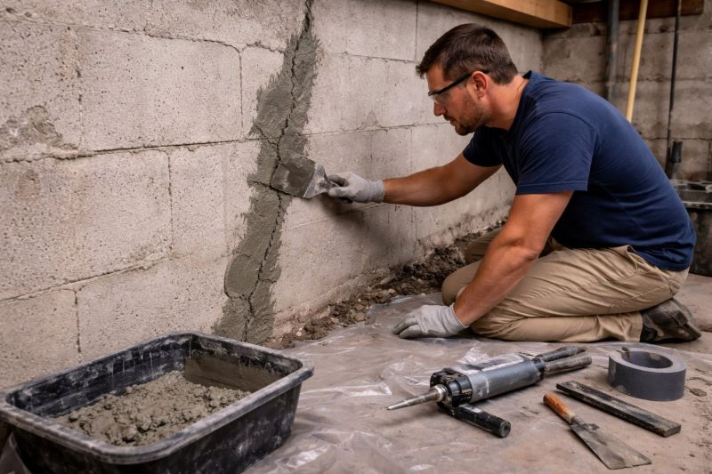 Foundation Crack Repair